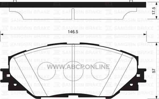 SP2138 колодки передние rav4 Starobesheve