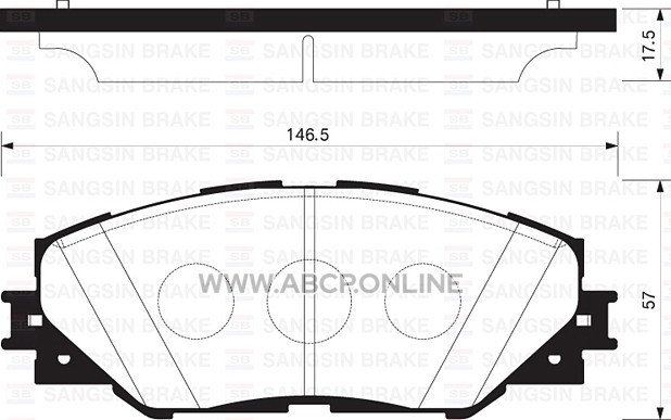 SP2138 колодки передние rav4 Starobesheve - photo 1