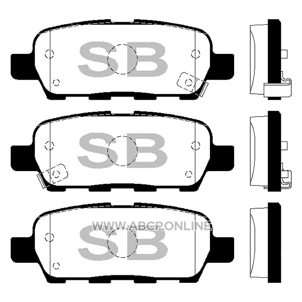 SP1250 колодки задние nissan Старобешево - изображение 2