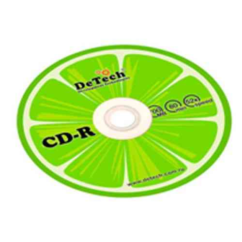 CD-R диск чистый DeTech 700MB/80MIN 52x + конверт Donetsk