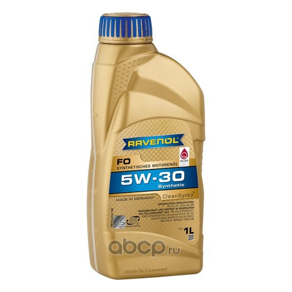 Моторное масло ravenol fo sae 5w-30 (1л) new Старобешево - изображение 1