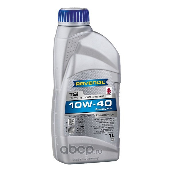 Масло моторное ravenol tsi 10w-40 полусинтетическое 1 л 401 35724112 Старобешево - изображение 1