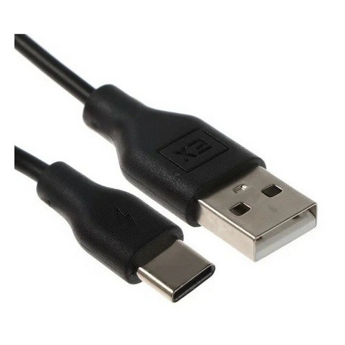 Кабель USB AM/Type-C Ugetus силиконовый 1m черный Донецк - изображение 1