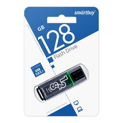 Флешка USB3.0 128Gb Smartbuy Glossy Донецк - изображение 2