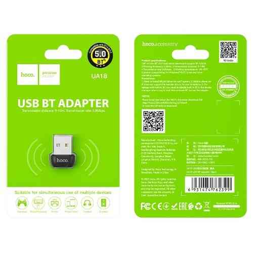 Адаптер Bluetooth v5.0 Hoco UA18 USB Donetsk