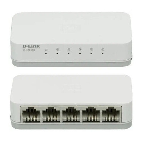 Коммутатор switch D-Link DES-1005C; 5-port 10/100 Мбит/с Донецк - изображение 1