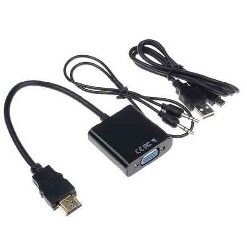 Переходник видео HDMI - VGA+audio+доп.питание Adapter Донецк