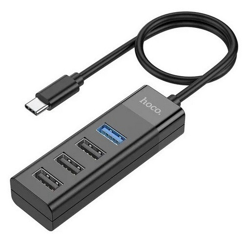 Концентратор HUB Type-C на USB 3.0 Hoco HB25 (4-порта) Донецк - изображение 1