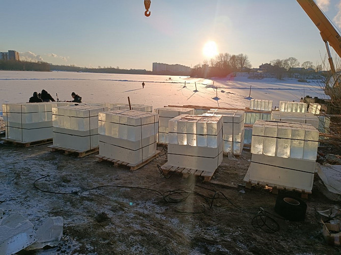 Лед,блоки льда для скульптур, лед строительный  - photo 3