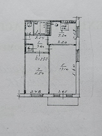 2-х ком. квартира в Калининском р-не, б. Шахтостроителей,7. Свежий ремонт Donetsk - photo 8
